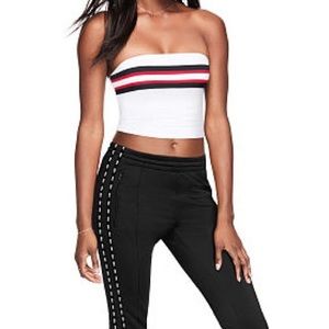 Victoria Secret VS PINK striped tube top